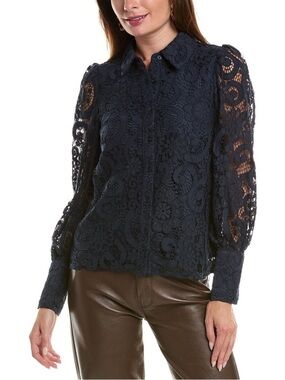 Nanette Nanette Lepore Lace Shirt Size Medium